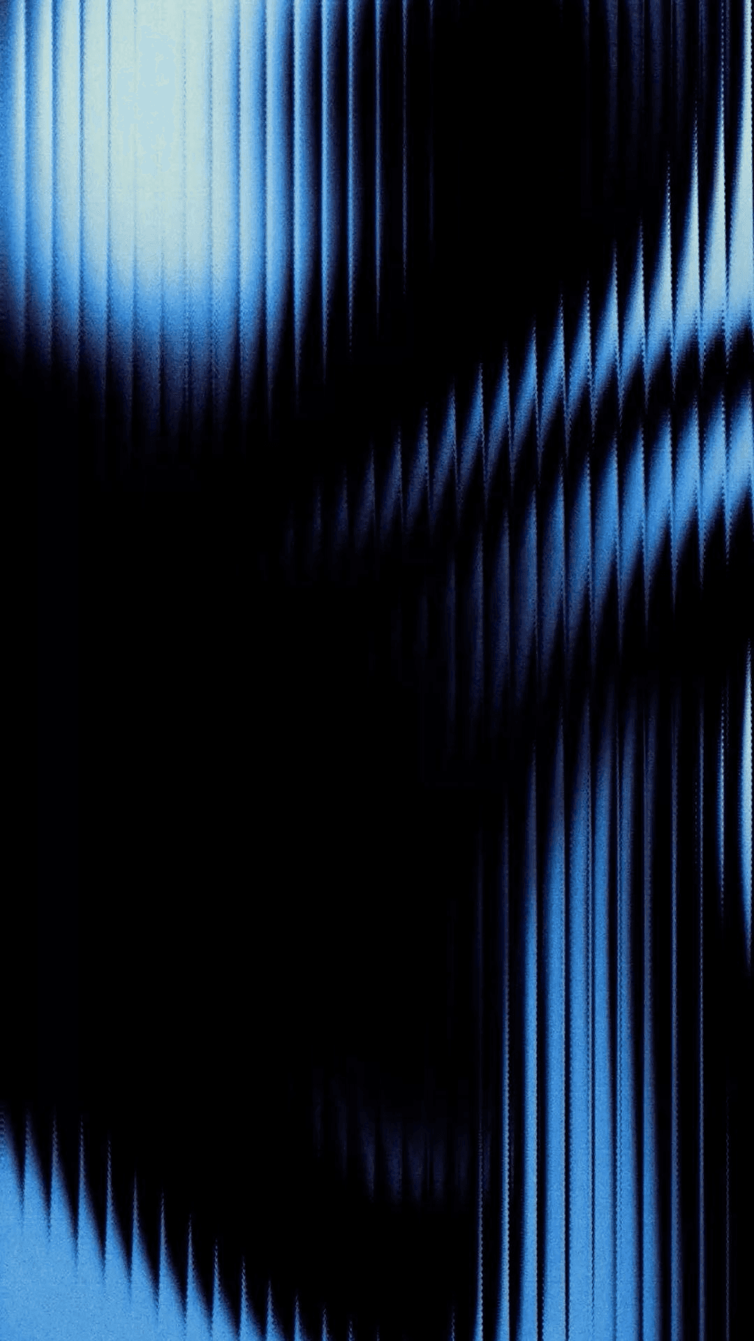 Blue background curtain